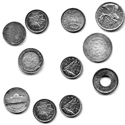 Кисти -  монетки