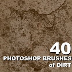 Кисти для Photoshop  Brushes of Dirt