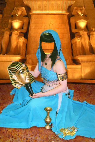 Шаблон для фото - Египетская танцовщица.