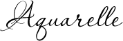 Шрифты - Aquarelle