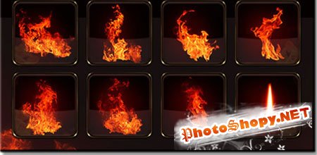 Кисть для фотошопа - Огонь