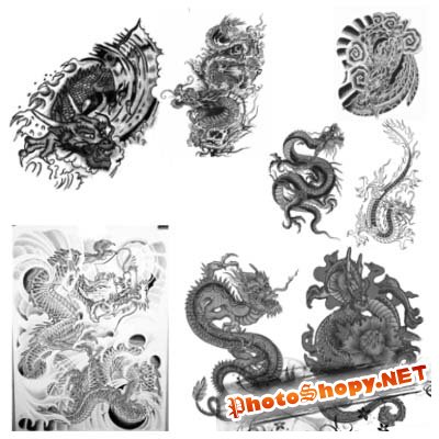 Кисти - Китайские драконы (II)