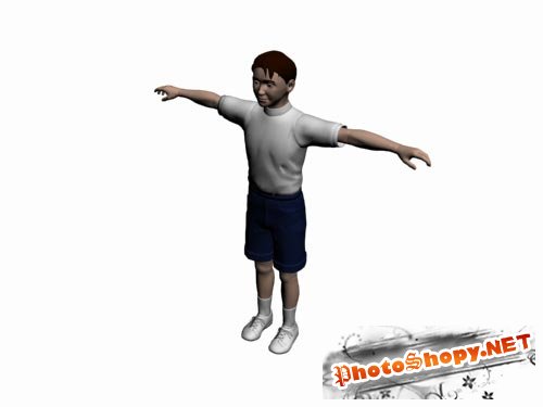 3D модели - Модель ребенка