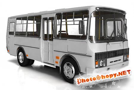 3D модели - Модель автобуса ПАЗ 3205