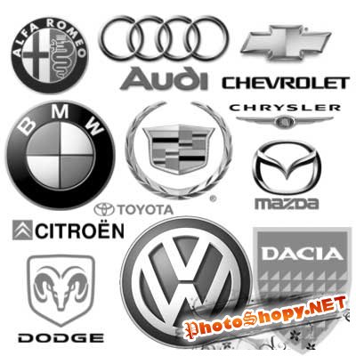 Кисти для фотошоп - Логотипы автомобилей