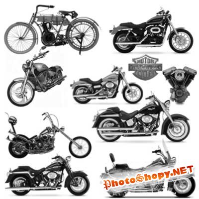 Кисти для фотошоп - Мотоциклы