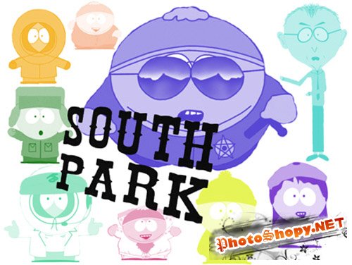 Кисти для Adobe Photoshop - South Park