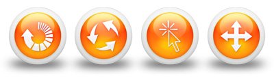 3d-glossy-orange-orb-icon-arrows
