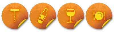 orange-grunge-sticker-icon-food-beverage