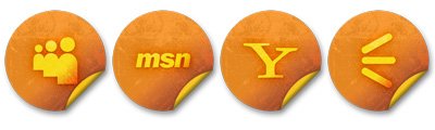 orange-grunge-sticker-icon-social-media-logos