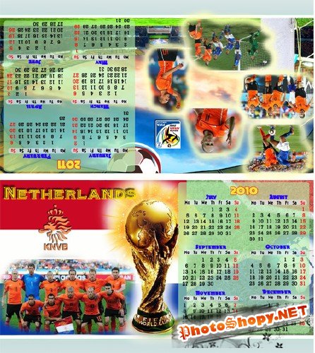 Чемпионат Мира - Нидерланды (PSD календарь)