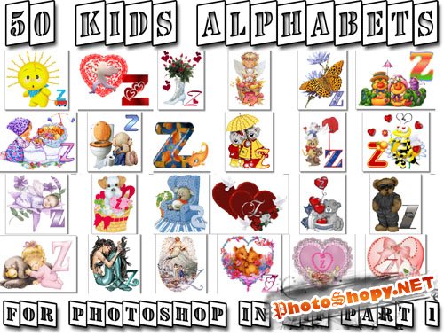 Алфавиты детские - 1 | Kids Alphabets