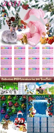 Коллекция PSD Календарей на 2011 Год. Часть 1