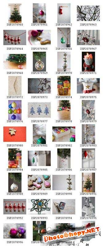 Яркий стоковый новогодний фото-клипарт категории Christmas Decorations