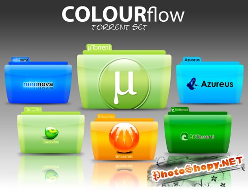 Иконки для рабочего стола (Windows/Linux) Серия Colorflow