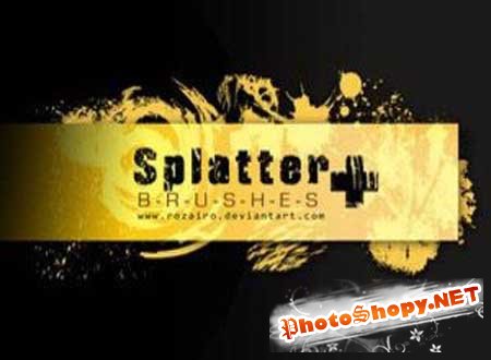Кисти для PhotoShop (Splatter Plus By Rozairo)