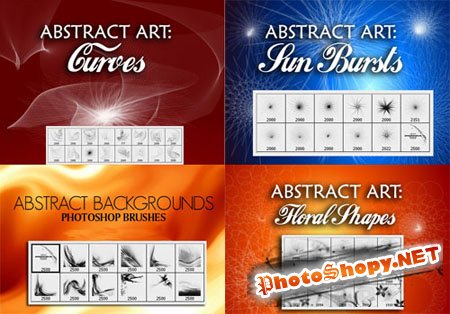 Photoshop Brushes-Set Of Abstract