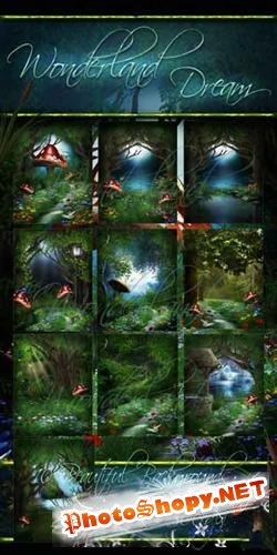 Wonderland Dream ( 10 backgrounds )