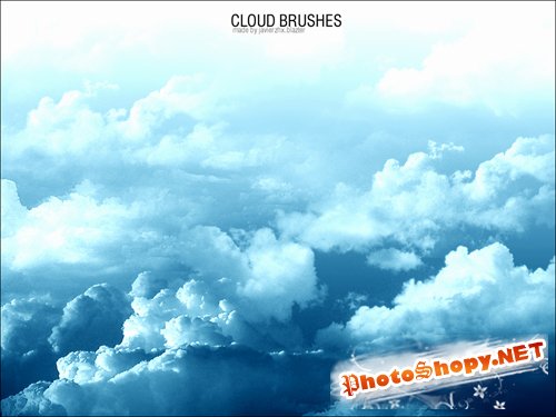 ABR Кисти для Adobe Photoshop - Голубые Облака