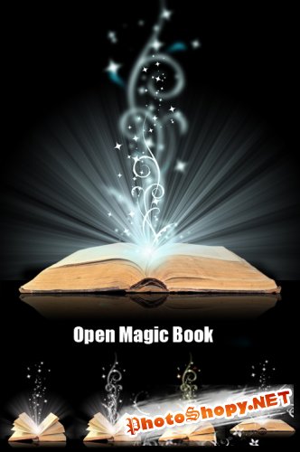 Stock Photos - Open Magic Book
