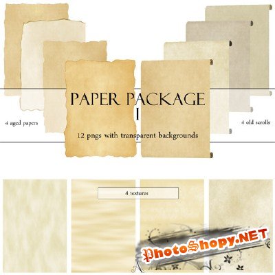 Текстуры - Старая бумага и свитки