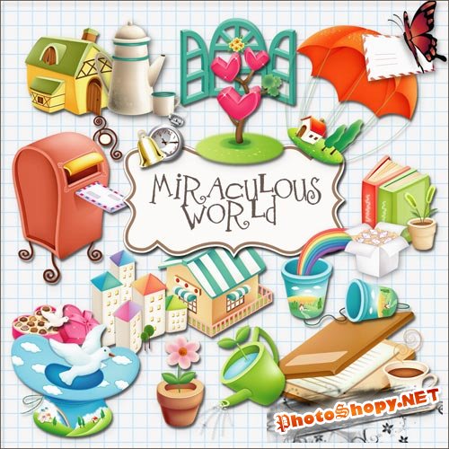 Scrap-kit - Miraculous World