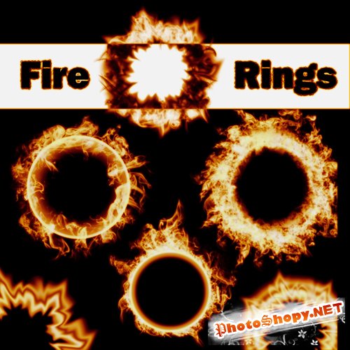6 Fire Ring Brushes
