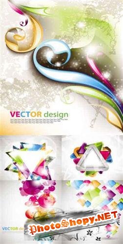 Colorful vector patterns