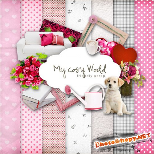 Scrap-set - My Cosy World