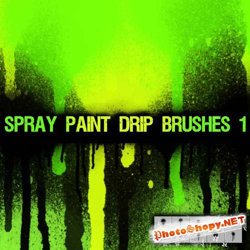 Spray Paint Drip 1 Brush