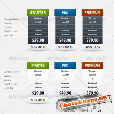 Современная ценовая таблица - GraphicRiver