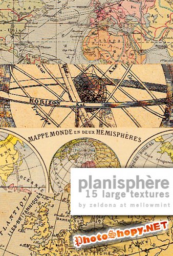 Planisphere - 15 textures