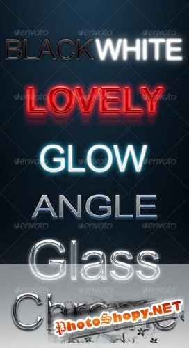 GraphicRiver - 7 Text Layer Styles