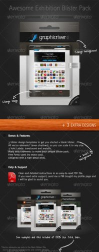 GraphicRiver Exhibition Blister Pack Mock-up