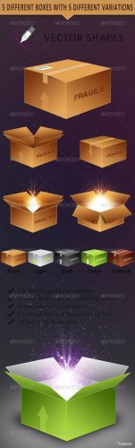 Vector Boxes - GraphicRiver