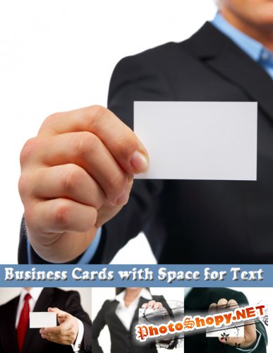 Business Cards with Space for Text - Stock Photos