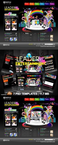 Leader Entertainment Templates PSD Nr.77