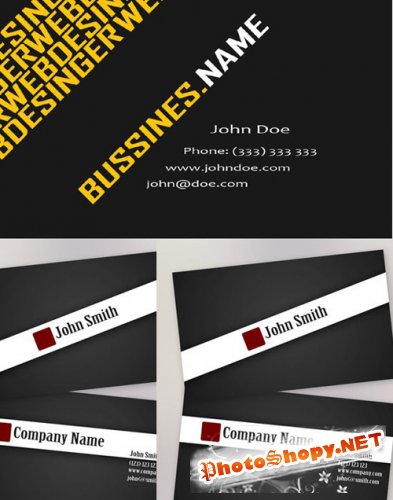 Business Card Templates 01 PSD layered