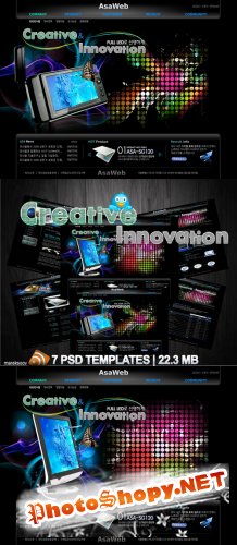 Creative innovation Templates PSD Nr.154