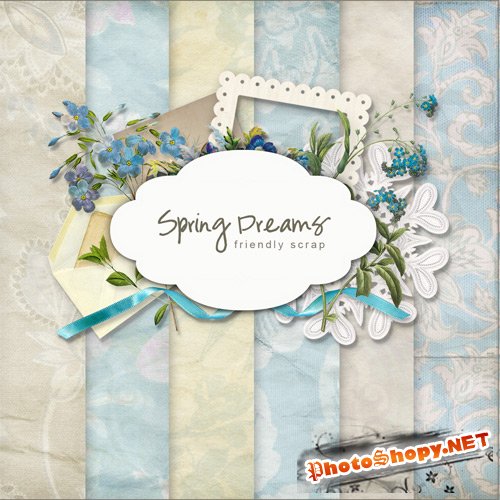 Scrap-set - Spring Dreams