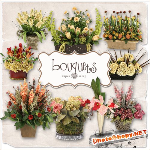Scrap-kit - Bouquets #5