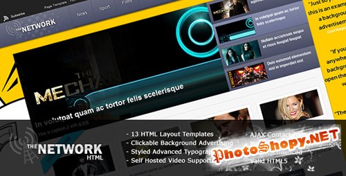 ThemeForest - The Network - Magazine HTML Template - Rip