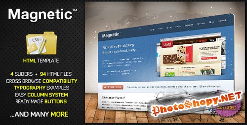 ThemeForest - Magnetic. Premium HTML Website Template - Rip