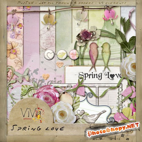 Scrap-set - Spring Love