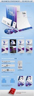 Бумага для печатающих устройств - 3D Mock-Up