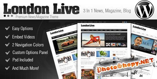 London Live 3 In 1 - News, Magazine And Blog v1.2