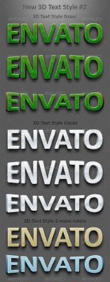 New 3D Text Styles #2 - GraphicRiver
