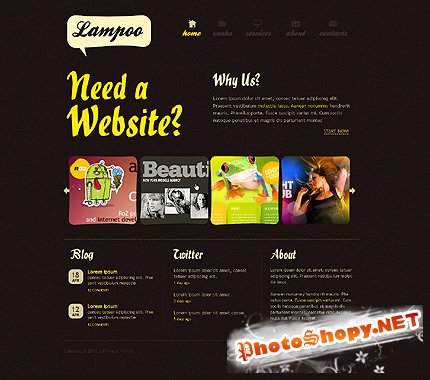 Web Design Company CSS Free Website Template