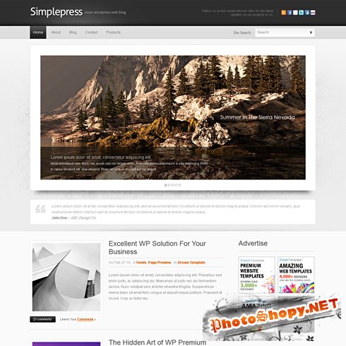 Dynamic CSS Templates - Simplepress