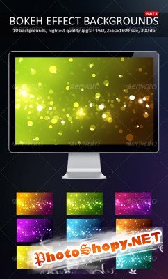 Bokeh Effect Backgrounds Part 1 - GraphicRiver